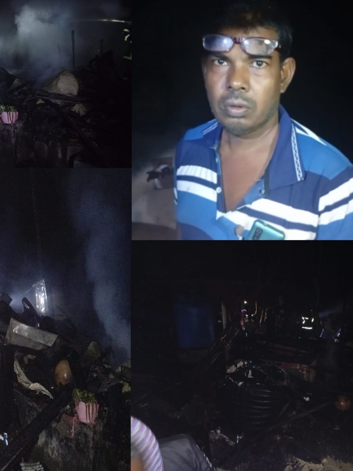 বাগেরহাটের কচুয়ায় ভয়াবহ অগ্নিকাণ্ড: সর্বস্ব হারিয়ে নিঃস্ব দিলীপের পরিবার