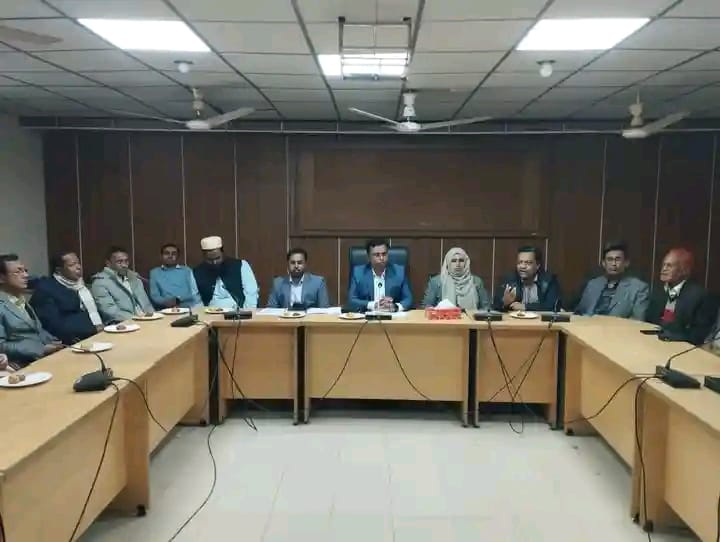 উপজেলা প্রশাসনের সাথে কেন্দ্রসমূহের প্রতিষ্ঠান প্রধানদের আলোচনা সভা